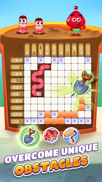 Nono Crossing Picture Nonogram (Ноно Кроссинг) [МОД Бесконечные деньги] Screenshot 3