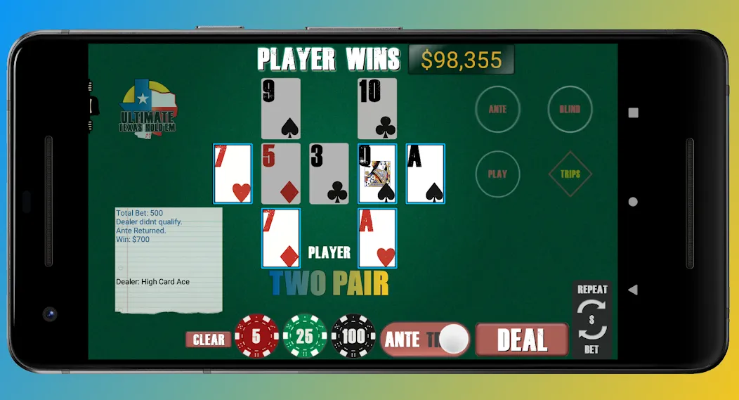 Texas Ultimate Holdem (Техасский Ультимейт Холдем) [МОД Unlimited Money] Screenshot 1
