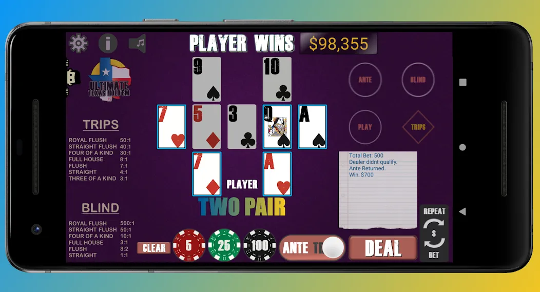 Texas Ultimate Holdem (Техасский Ультимейт Холдем) [МОД Unlimited Money] Screenshot 3