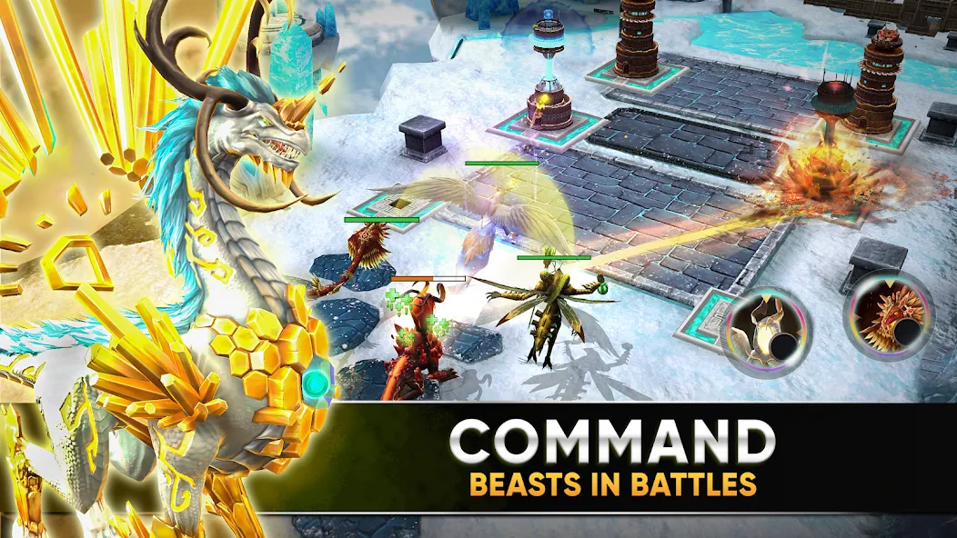 Clash of Beasts: Tower Defense (Клэш оф Бистс) [МОД Все открыто] Screenshot 2