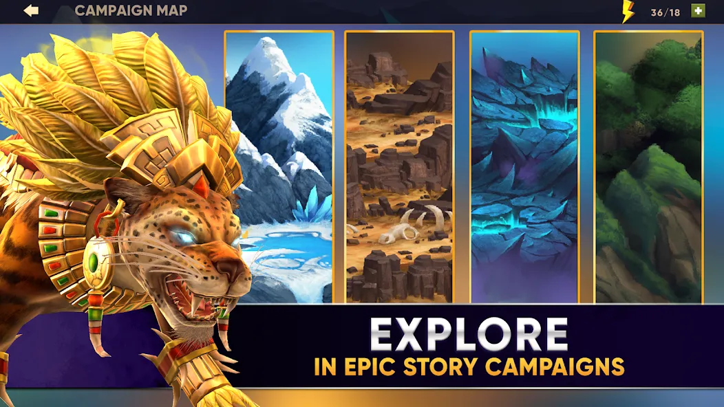 Clash of Beasts: Tower Defense (Клэш оф Бистс) [МОД Все открыто] Screenshot 5