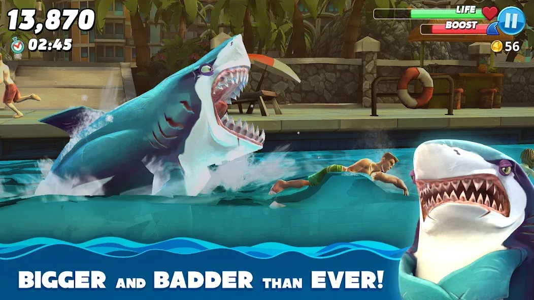 Hungry Shark World (Хангри Шарк Ворлд) [МОД Unlimited Money] Screenshot 1