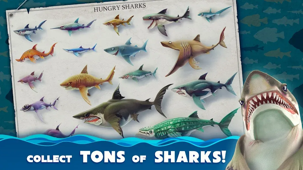 Hungry Shark World (Хангри Шарк Ворлд) [МОД Unlimited Money] Screenshot 2