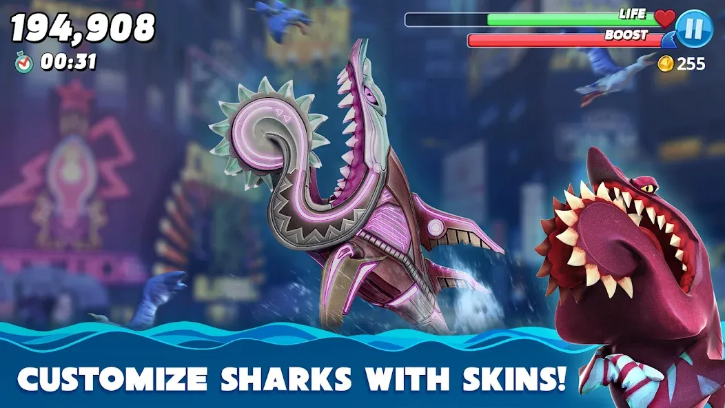 Hungry Shark World (Хангри Шарк Ворлд) [МОД Unlimited Money] Screenshot 3