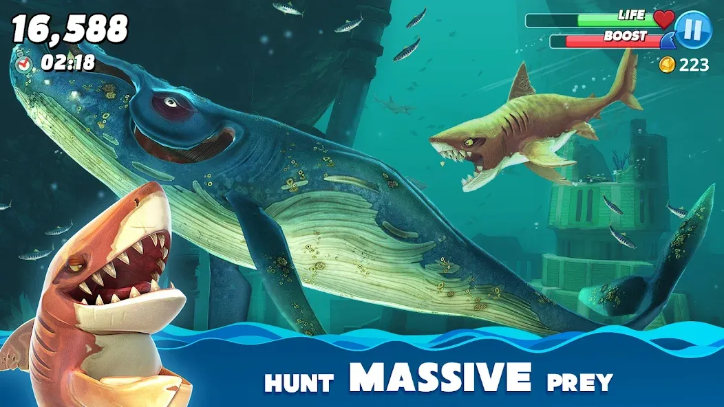 Hungry Shark World (Хангри Шарк Ворлд) [МОД Unlimited Money] Screenshot 5