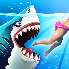 Взломанная Hungry Shark World (Хангри Шарк Ворлд)  [МОД Unlimited Money]