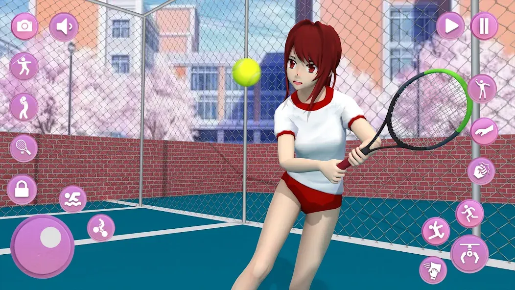Anime School Girl Simulator 3D [МОД Mega Pack] Screenshot 2