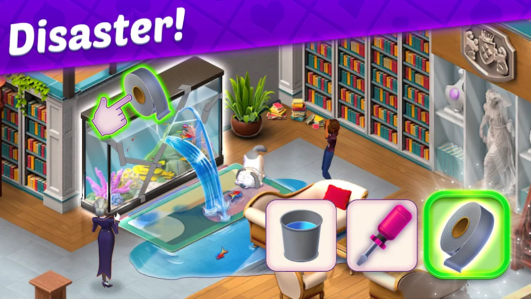 Solitaire Story - Ava's Manor [МОД Много денег] Screenshot 4