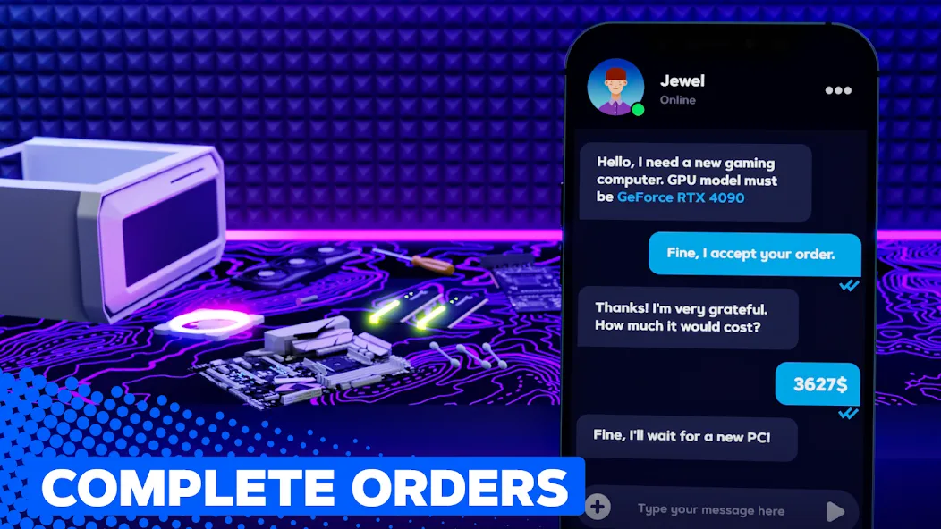 PC Creator 2 - Computer Tycoon (ПК Создатель 2) [МОД Меню] Screenshot 3