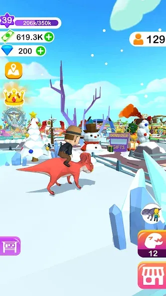 Dino Tycoon - 3D Building Game [МОД Меню] Screenshot 5
