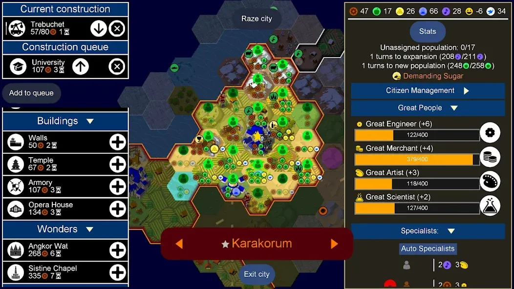 Unciv (Унцив) [МОД Много денег] Screenshot 2