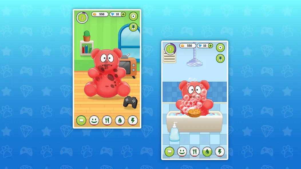 My Jelly Bear Pet [МОД Unlimited Money] Screenshot 1