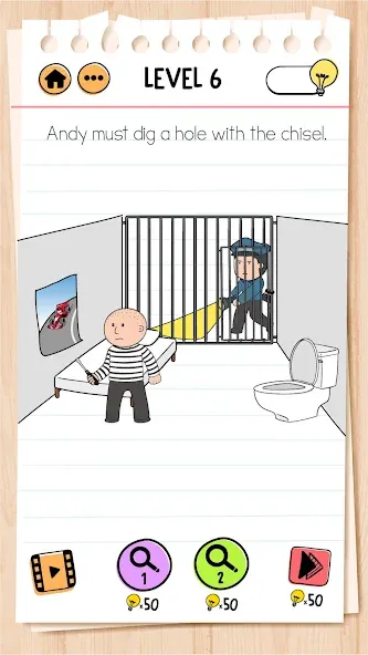 Brain Test 2: Tricky Stories (Брейн тест 2) [МОД Меню] Screenshot 3