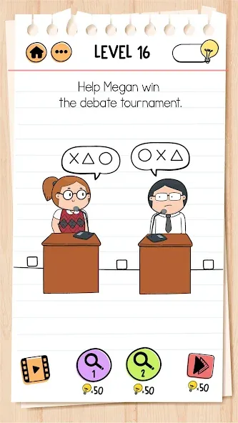 Brain Test 2: Tricky Stories (Брейн тест 2) [МОД Меню] Screenshot 5