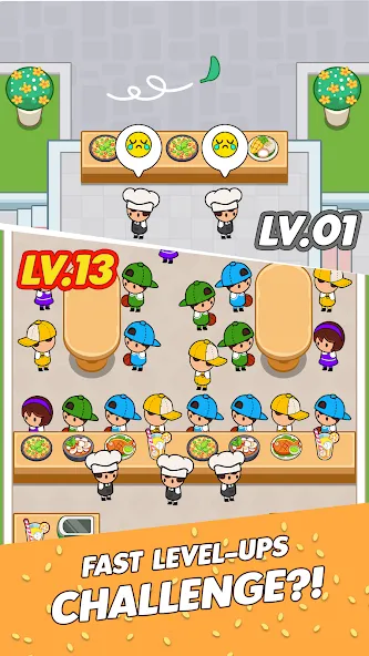 Food Fever: Restaurant Tycoon (Фуд Фивер) [МОД Много денег] Screenshot 1