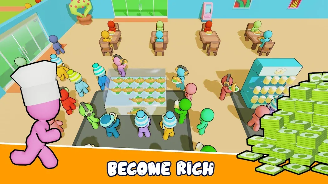 Kitchen Fever: Food Tycoon (Китчен Фивер) [МОД Бесконечные деньги] Screenshot 1
