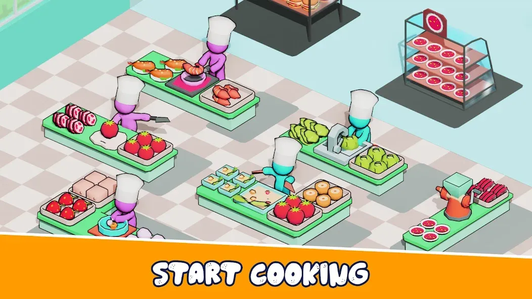 Kitchen Fever: Food Tycoon (Китчен Фивер) [МОД Бесконечные деньги] Screenshot 3