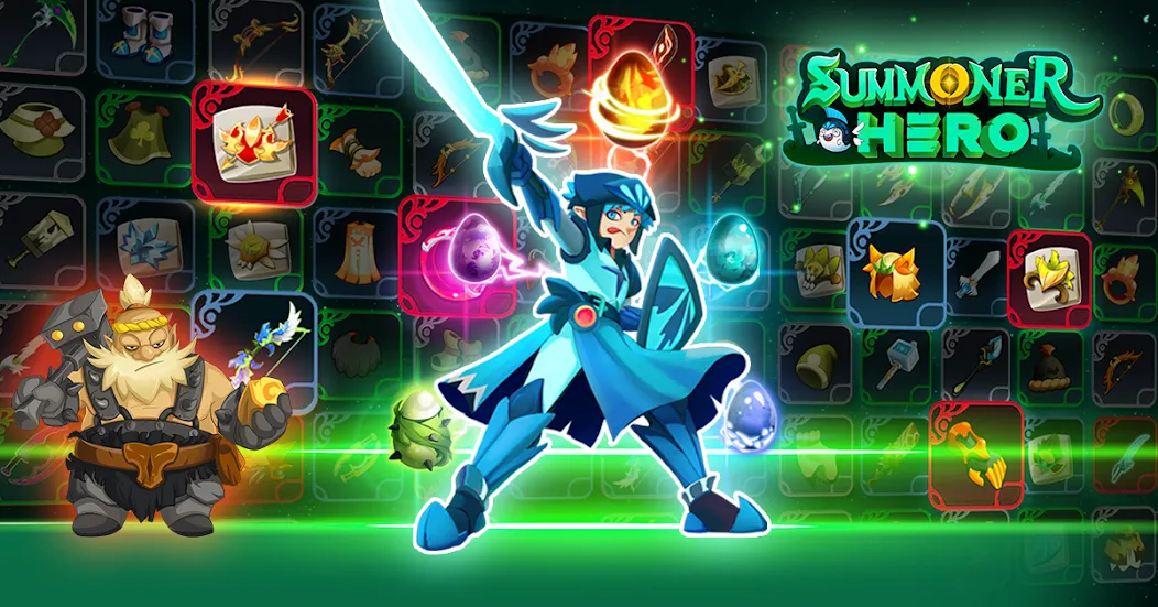 Summoner Hero: Epic Battle (Саммонер Хиро) [МОД Unlimited Money] Screenshot 2