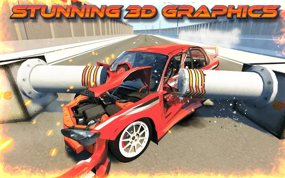 Highway Crash Car Race [МОД Mega Pack] Screenshot 2