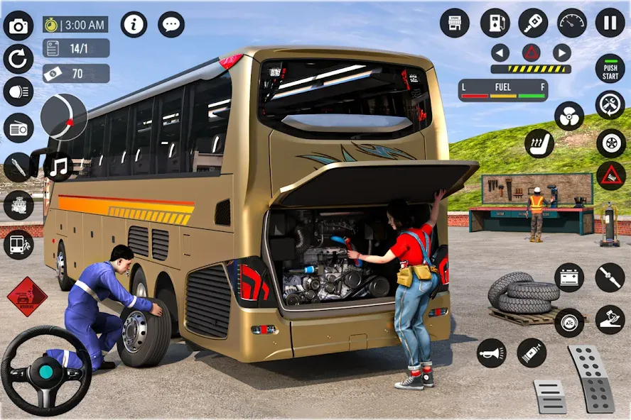 Bus Simulator 3D: Bus Games (Бус Симулятор 3Д) [МОД Бесконечные деньги] Screenshot 5