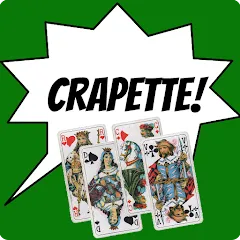 Взломанная Crapette multiplayer solitaire (Крапет мультиплеер солитер)  [МОД Меню]