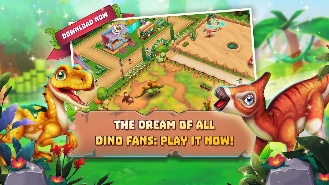 Dinosaur Park – Primeval Zoo (Динозавровый парк) [МОД Бесконечные деньги] Screenshot 4