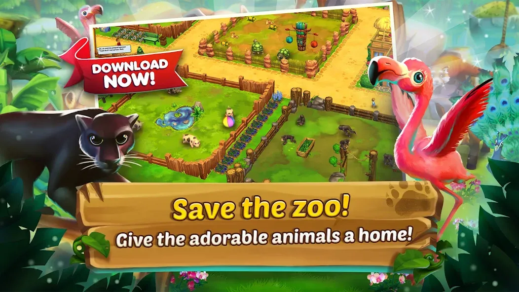 Zoo 2: Animal Park (Зу 2) [МОД Много монет] Screenshot 1