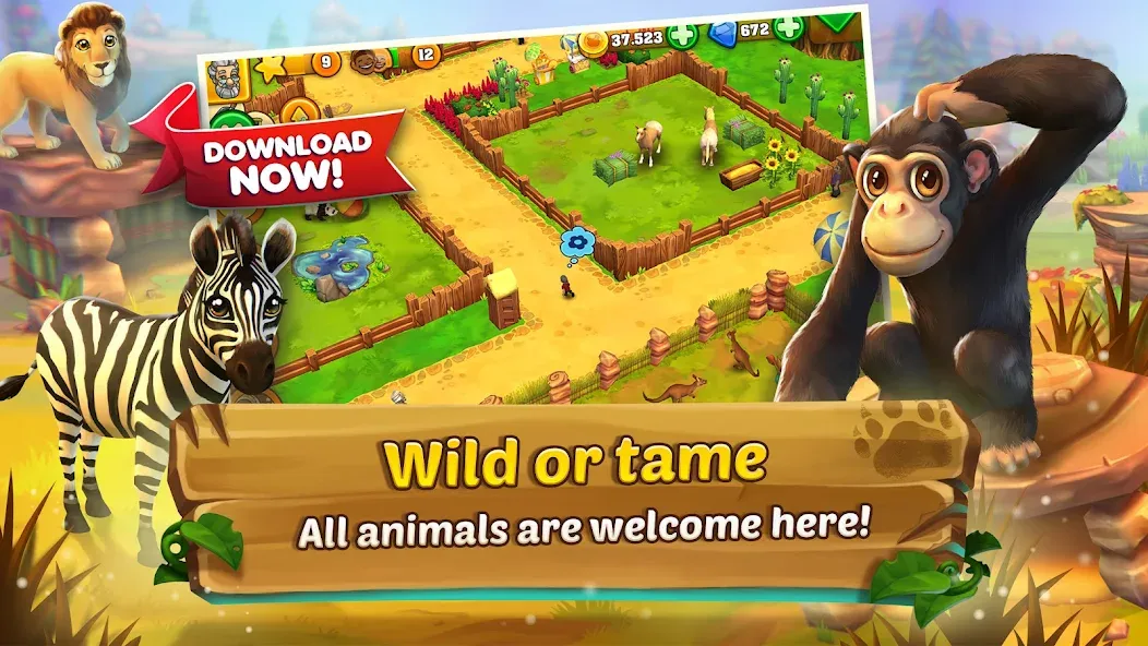 Zoo 2: Animal Park (Зу 2) [МОД Много монет] Screenshot 3
