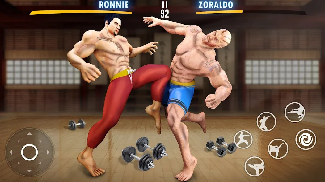 Kung Fu Heros: Fighting Game (упергеройский файтинг Кунгфуигры) [МОД Menu] Screenshot 3