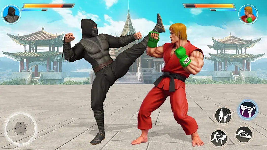 Kung Fu Heros: Fighting Game (упергеройский файтинг Кунгфуигры) [МОД Menu] Screenshot 4