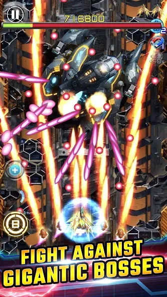 Lightning Fighter 2: Space War (Лайтнинг Файтер 2) [МОД Много монет] Screenshot 2