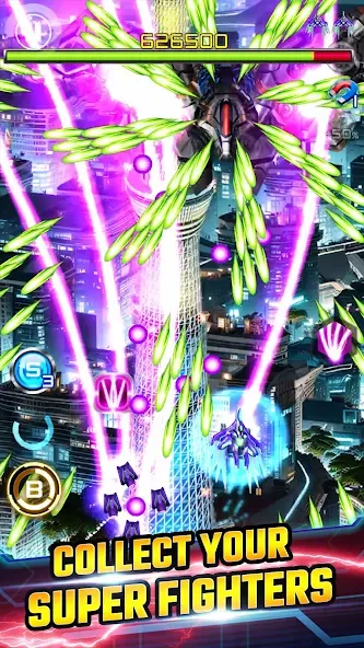 Lightning Fighter 2: Space War (Лайтнинг Файтер 2) [МОД Много монет] Screenshot 5