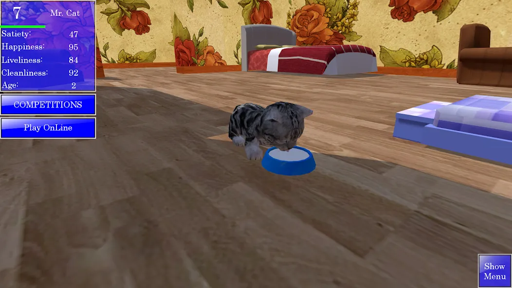 Cute Pocket Cat 3D (Сьют Покет Кэт 3Д) [МОД Много монет] Screenshot 4