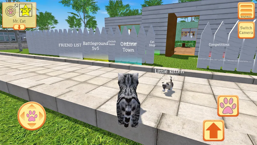 Cute Pocket Cat 3D - Part 2 (Сьют Покет Кэт 3Д) [МОД Много монет] Screenshot 5