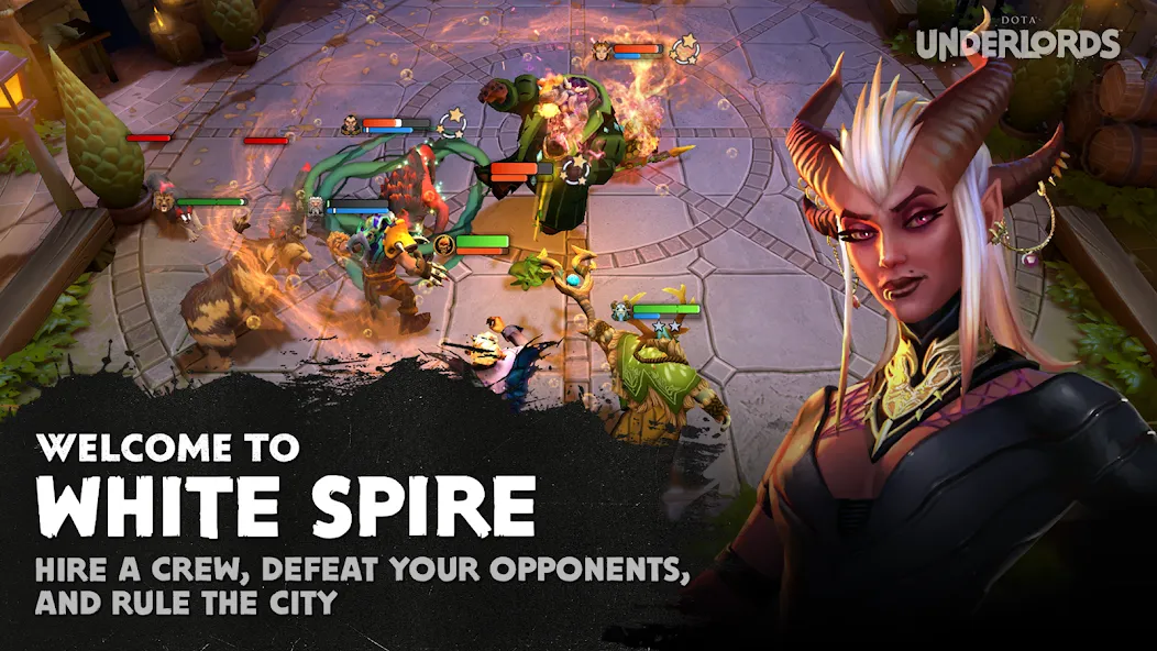 Dota Underlords (Дота Андерлордс) [МОД Много монет] Screenshot 1