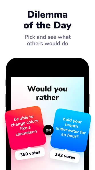 Dilemmaly - Would you rather? [МОД Unlocked] Screenshot 4