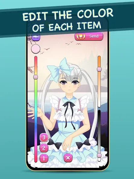 Anime Dress Up for Adults [МОД Unlocked] Screenshot 4