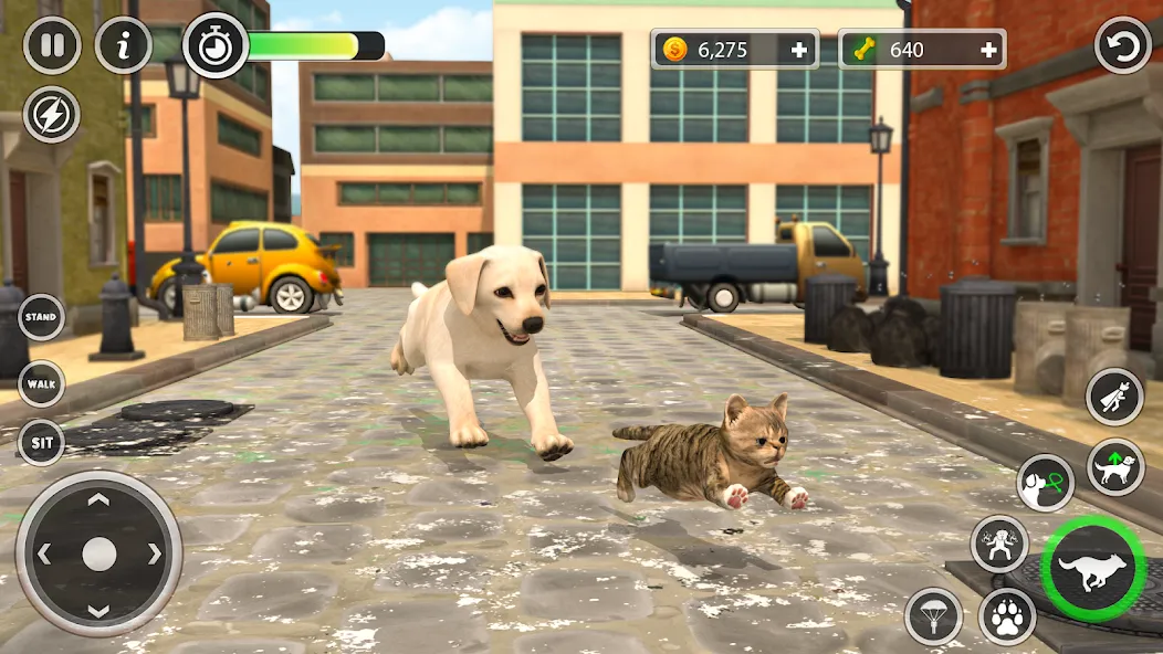 Dog Simulator Pet Dog Games 3D [МОД Mega Pack] Screenshot 4