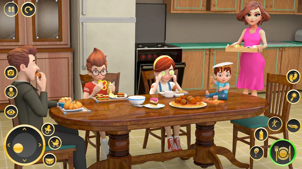 The Mother Sim Life Mom Games [МОД Много монет] Screenshot 3