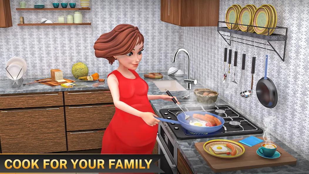 The Mother Sim Life Mom Games [МОД Много монет] Screenshot 4