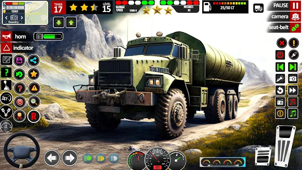 Army Truck Transport Game 2023 [МОД Все открыто] Screenshot 1