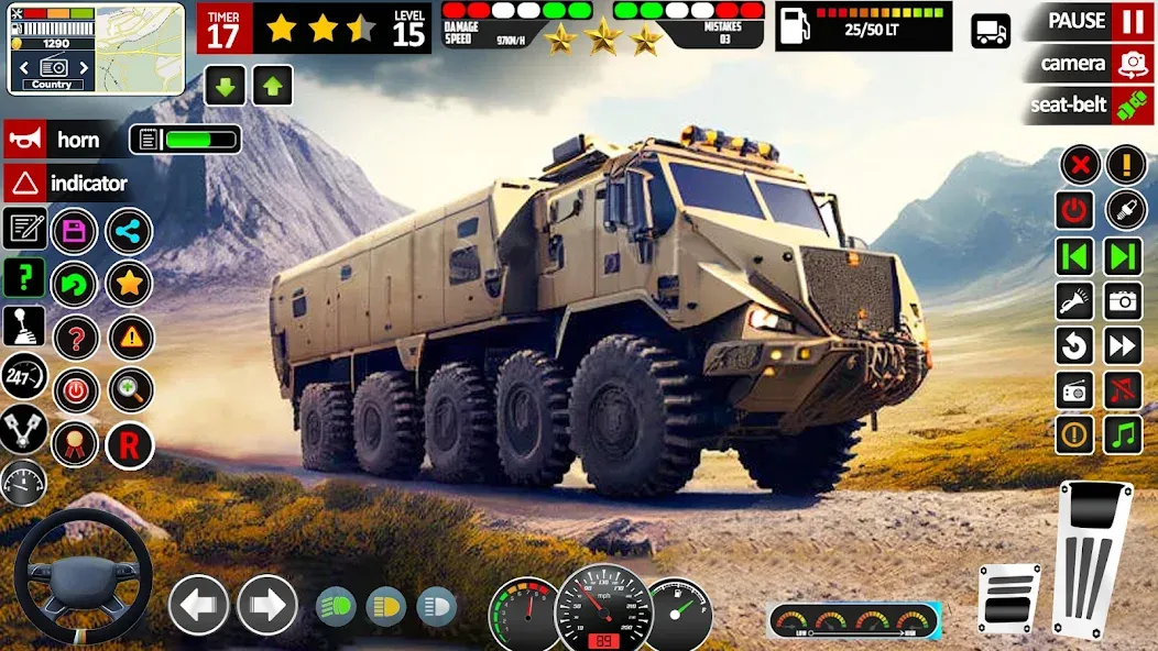 Army Truck Transport Game 2023 [МОД Все открыто] Screenshot 2