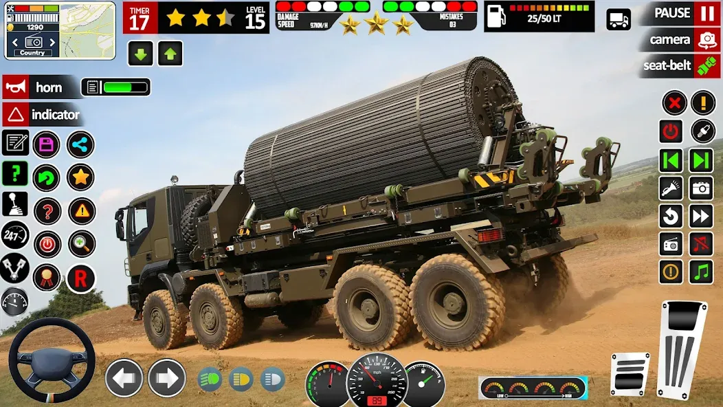 Army Truck Transport Game 2023 [МОД Все открыто] Screenshot 4