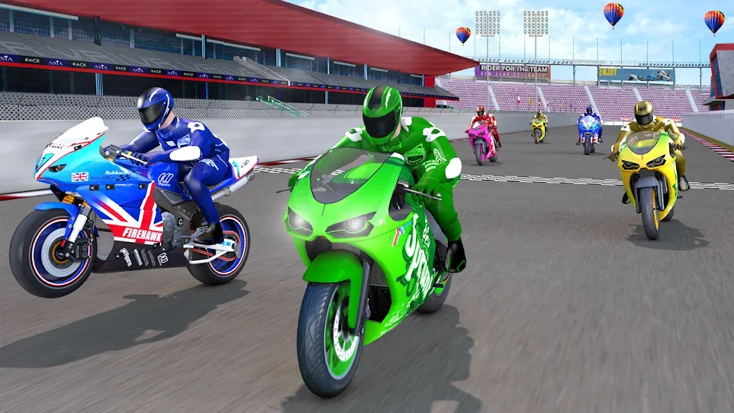 3D Bike Racing Games Offline [МОД Много монет] Screenshot 4