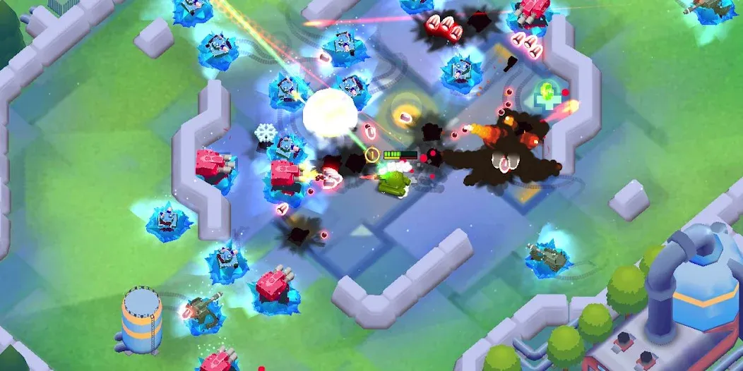 Stickman Tank Battle (Стикмен Танк Баттл) [МОД Unlocked] Screenshot 4