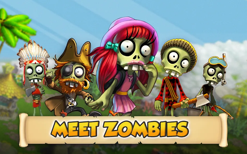 Zombie Castaways [МОД Бесконечные деньги] Screenshot 5
