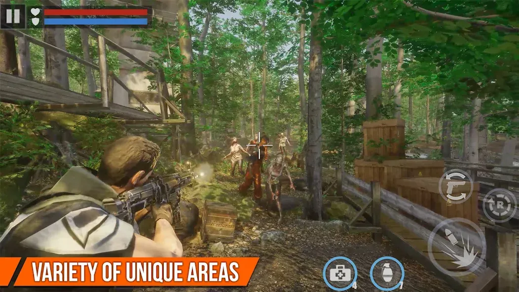 Dead Target: Zombie Games 3D [МОД Mega Pack] Screenshot 3