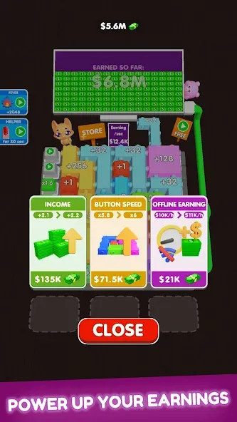 Button Fever (Баттон Фивер) [МОД Много монет] Screenshot 3