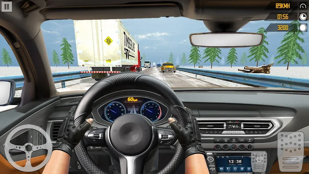 VR Traffic Racing In Car Drive (ВР Трафик Гонки на Автомобиле Вождения) [МОД Бесконечные монеты] Screenshot 5