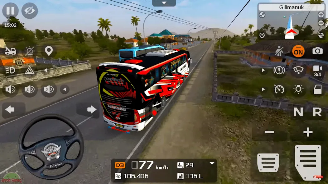 Coach Tourist Bus City Driving [МОД Бесконечные монеты] Screenshot 1